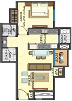 1_bhk_unit_plan