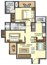 2_bhk_ultima_unit_plan