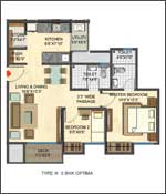 type_A_2BHK_Optima